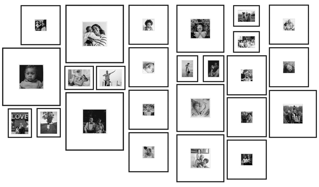 Corner Gallery Wall Collection - Customizable - Gallery Walls Made Easy