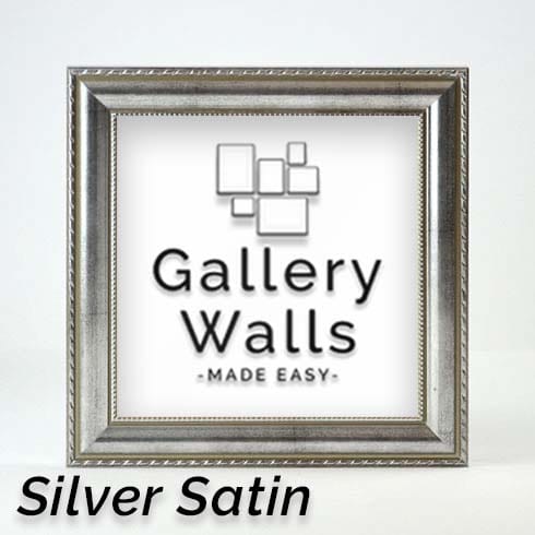 Ornate Wood Frame - Silver - Gallery Walls Made Easy