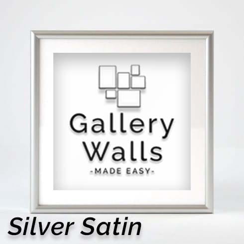 Gallery Walls Made Easy - Silver Satin Picture Frames