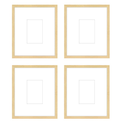 Art Gallery Wall -The Quads #Q204 Darby / Sand Gallery Walls Made Easy