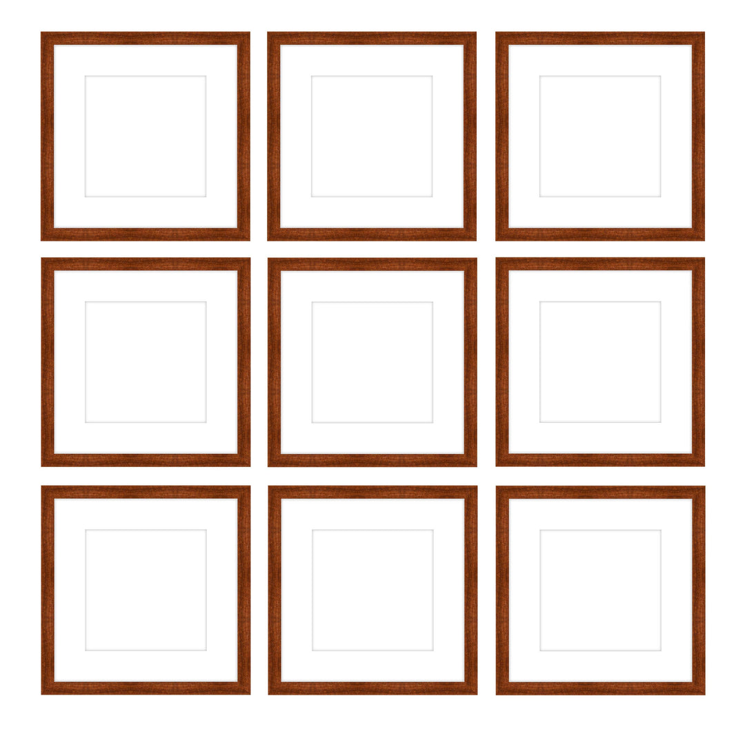Gallery Wall - The Grids #G902 Jensen / Russet Gallery Walls Made Easy