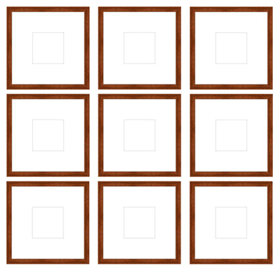 Gallery Wall - The Grids #G905 Jensen / Russet Gallery Walls Made Easy