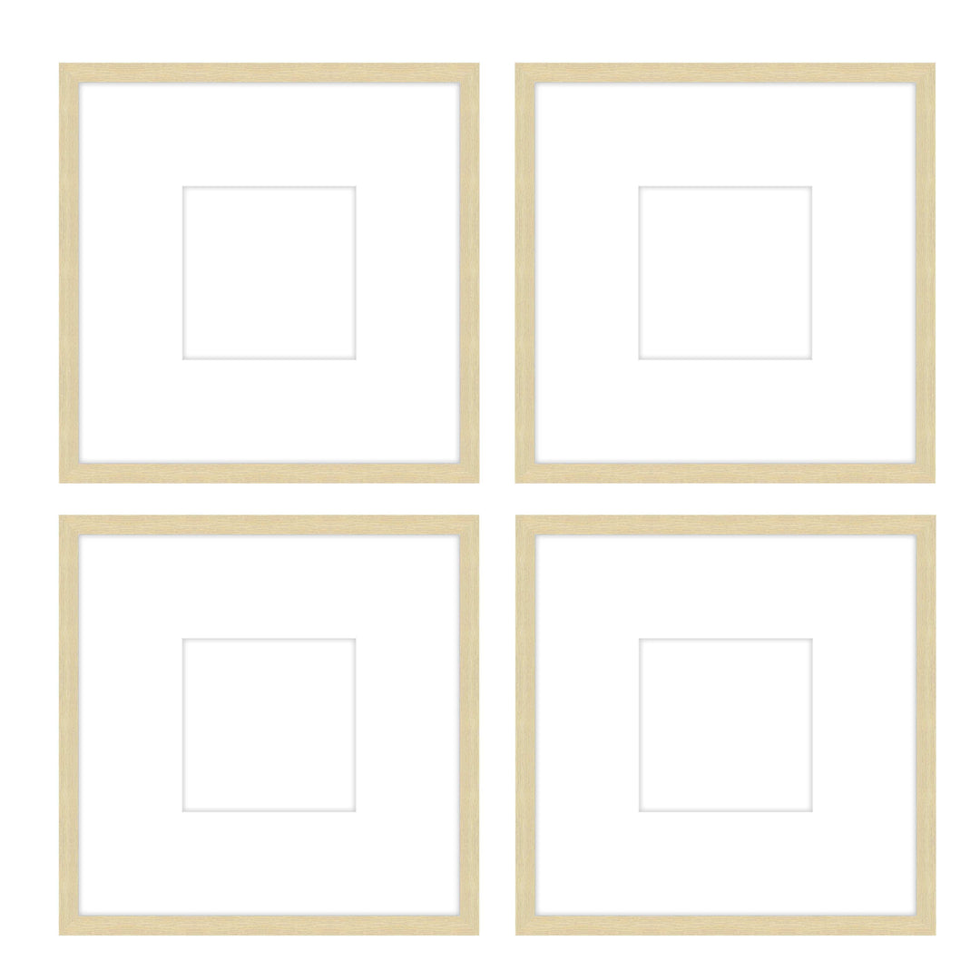 Gallery Wall - The Quads #Q203 Jensen / Wheat Gallery Walls Made Easy