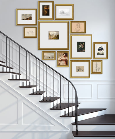 Staircase Gallery Walls - Customizable - Gallery Walls Made Easy