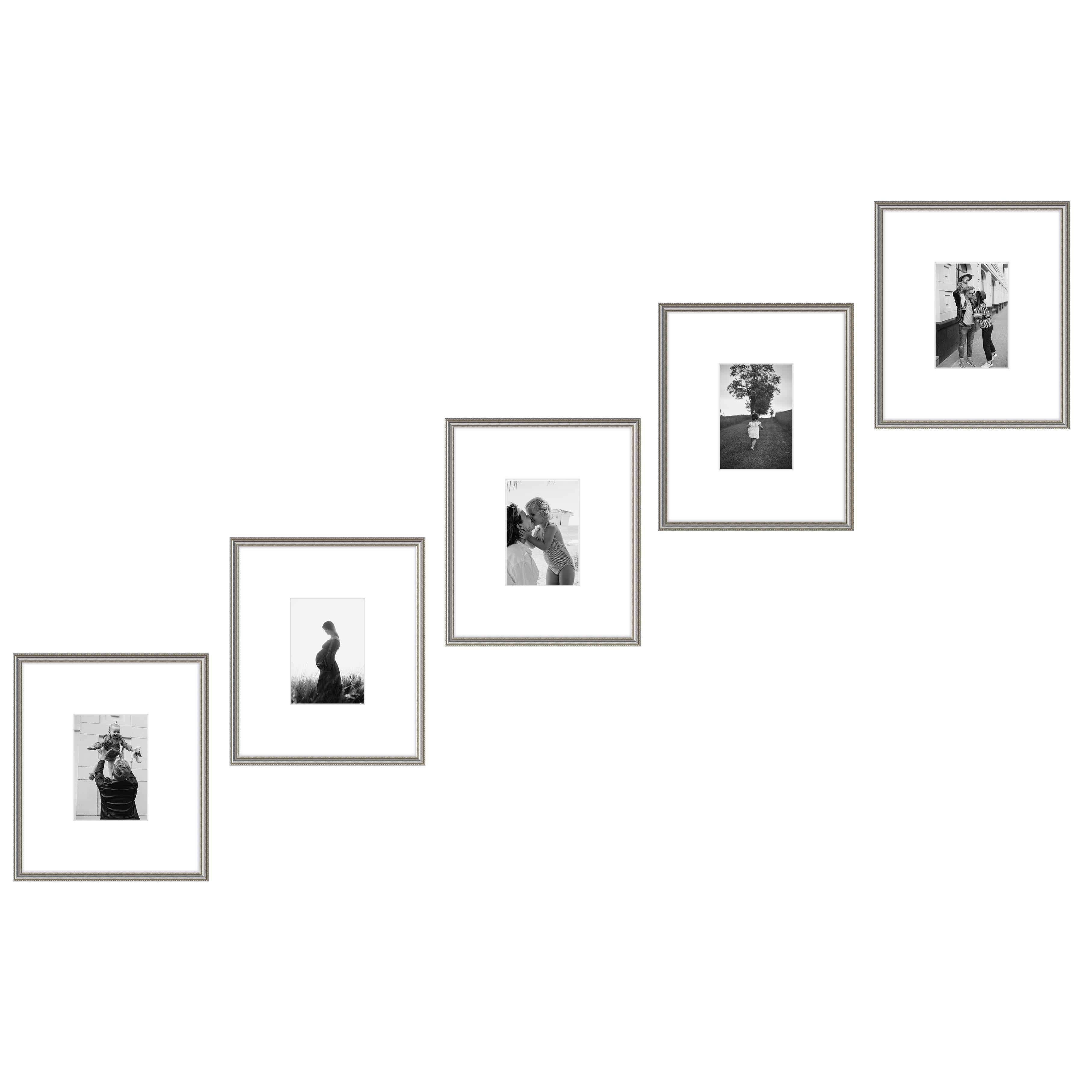 Ornate Wood Frame - Silver - Gallery Walls Made Easy
