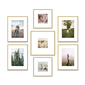 Gallery Walls Made Easy - Gold Picture Frames