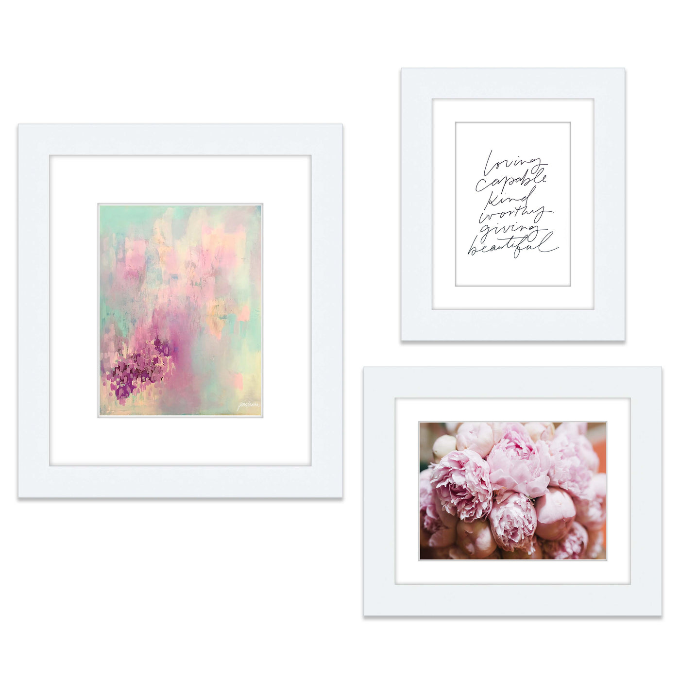 Gallery Walls Made Easy - Jensen - White Gallery Wall Frames
