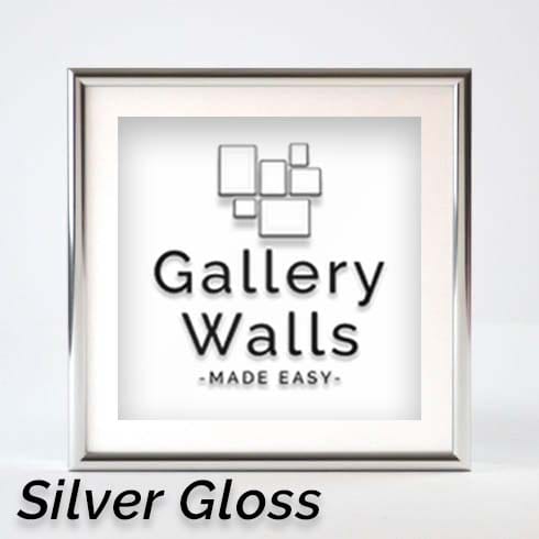Gallery Walls Made Easy - Silver Gloss Picture Frames