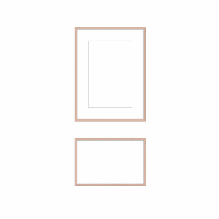 Art Gallery Wall #809 Ashton Frame (flat) / Rose Gold Gallery Walls Made Easy