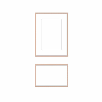 Art Gallery Wall #809 Ashton Frame (flat) / Rose Gold Gallery Walls Made Easy