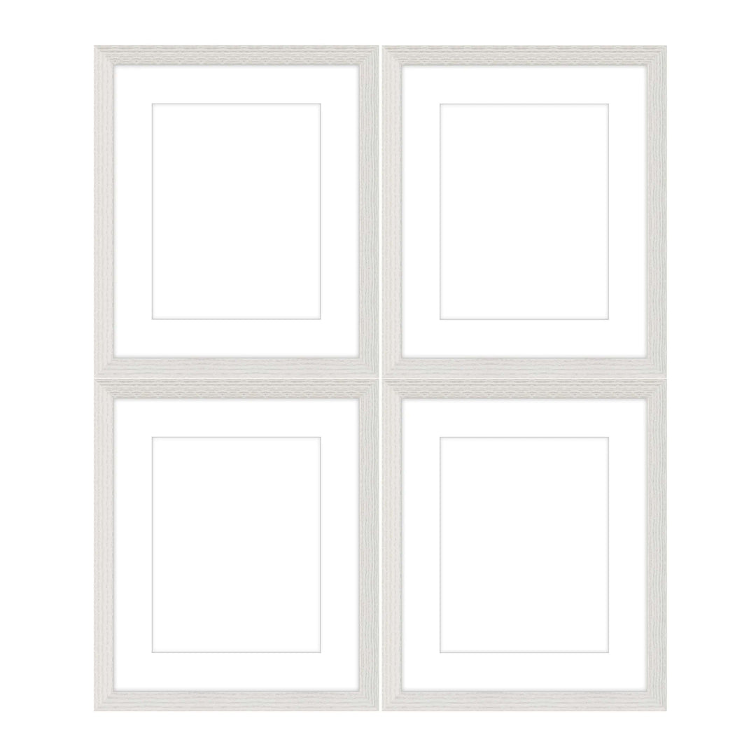 Art Gallery Wall - #Q201 Darby / White Wash Gallery Walls Made Easy