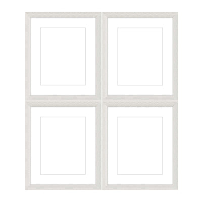 Art Gallery Wall - #Q201 Darby / White Wash Gallery Walls Made Easy