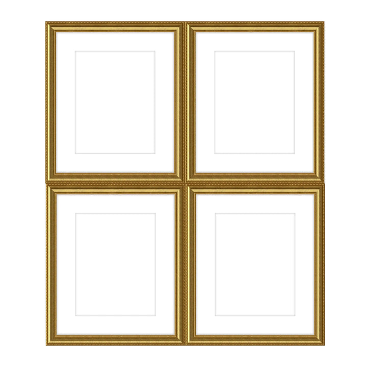 Art Gallery Wall - #Q201 Graysen / Gold Satin Gallery Walls Made Easy