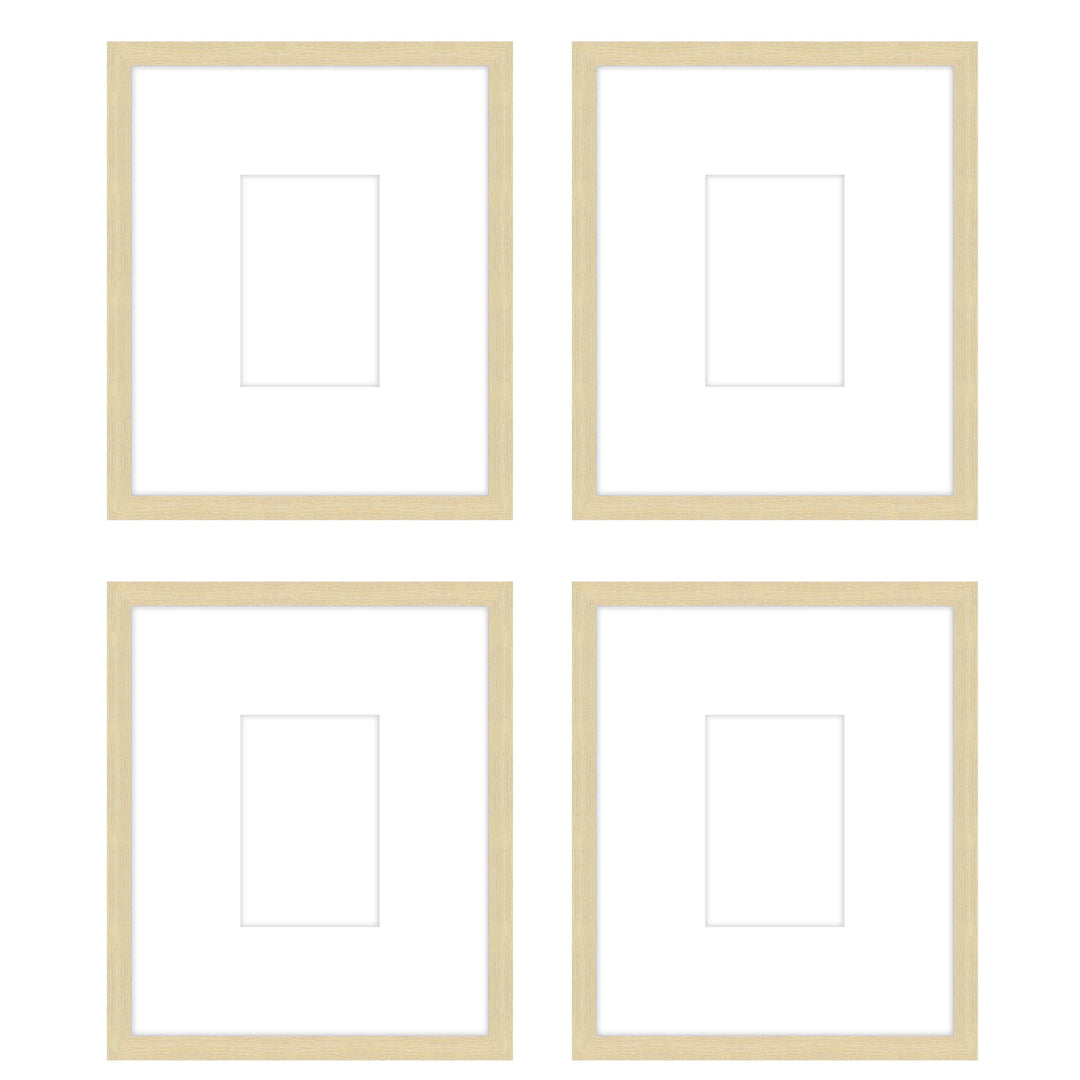 Art Gallery Wall -The Quads #Q204 Jensen / Wheat Gallery Walls Made Easy