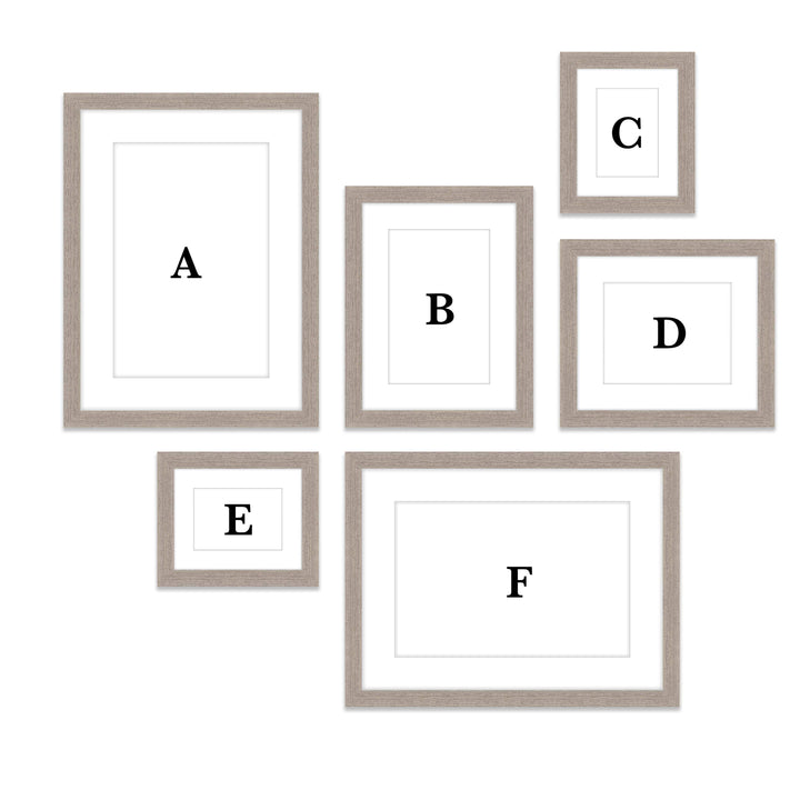 Copy of Gallery Wall #114 Jensen / Rustic Gray Gallery Walls Made Easy