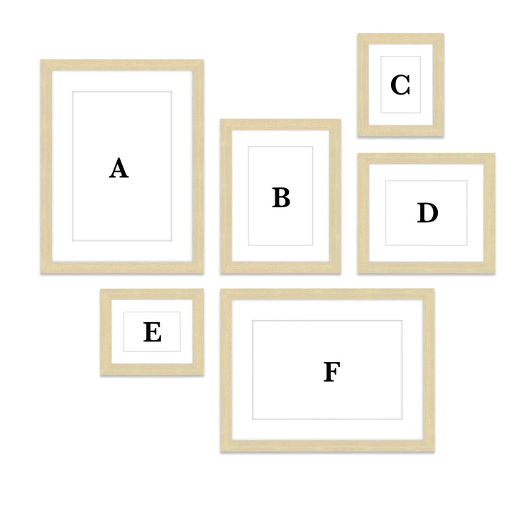 Copy of Gallery Wall #114 Jensen / Wheat Gallery Walls Made Easy