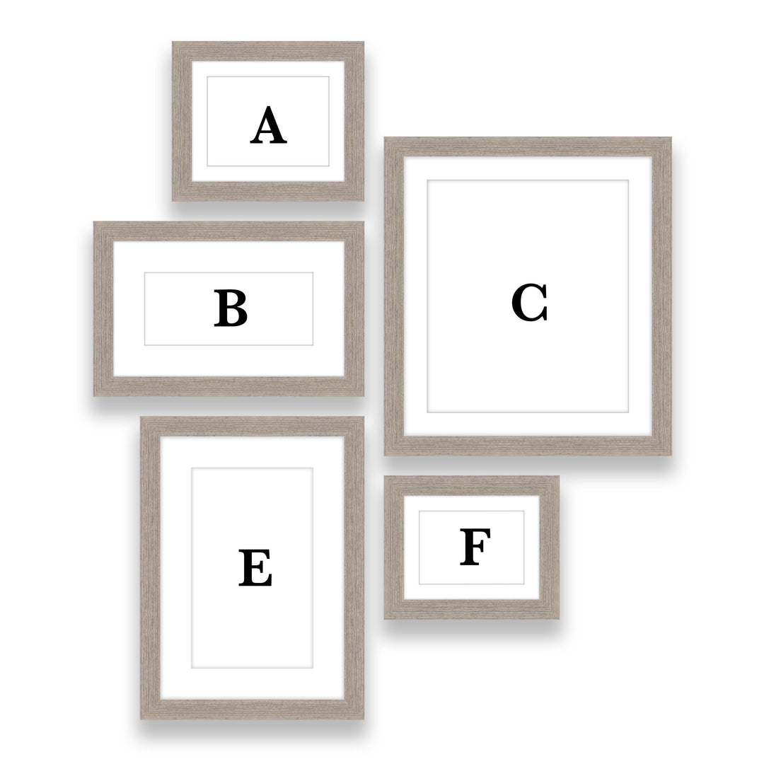 Copy of Gallery Wall #121 Jensen / Rustic Gray Gallery Walls Made Easy