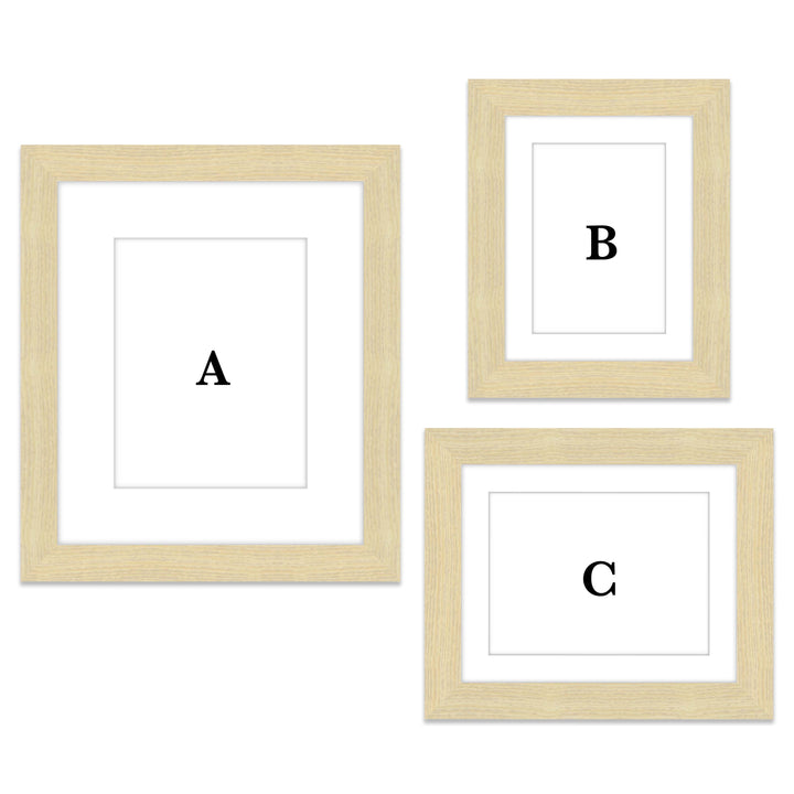 Copy of Gallery Wall #802 Jensen / Wheat Gallery Walls Made Easy