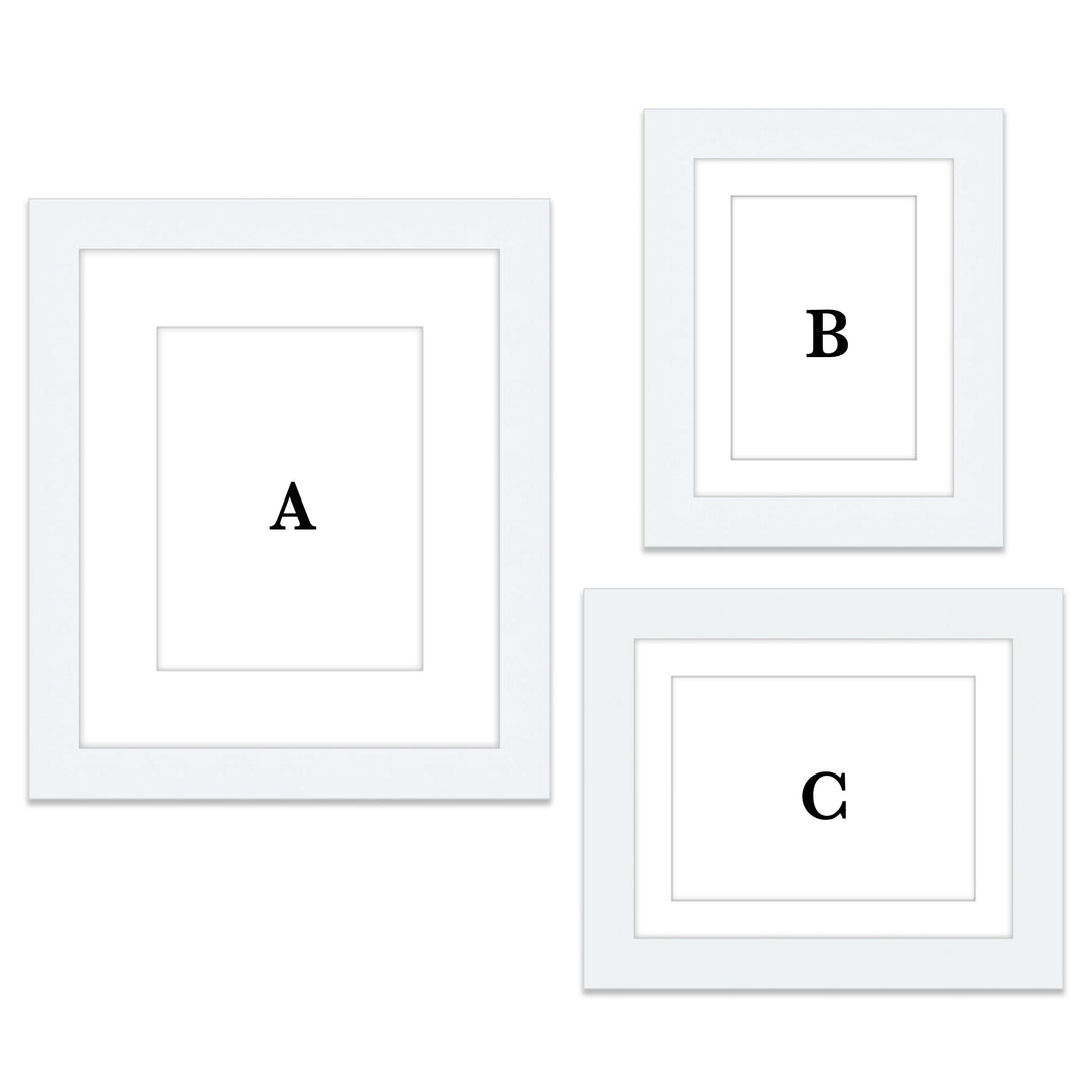 Copy of Gallery Wall #802 Jensen / White Gallery Walls Made Easy