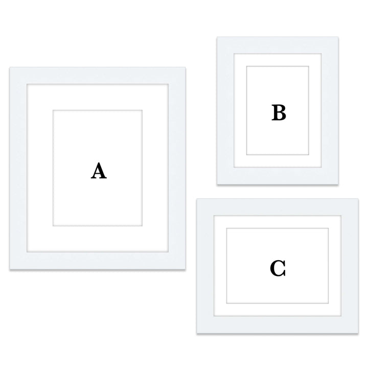 Copy of Gallery Wall #802 Jensen / White Gallery Walls Made Easy