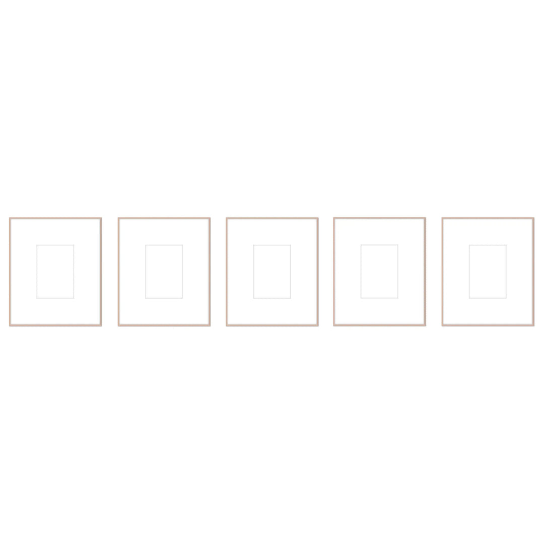 Gallery Wall #105 Ashton (Flat) / Rose Gold Gallery Walls Made Easy