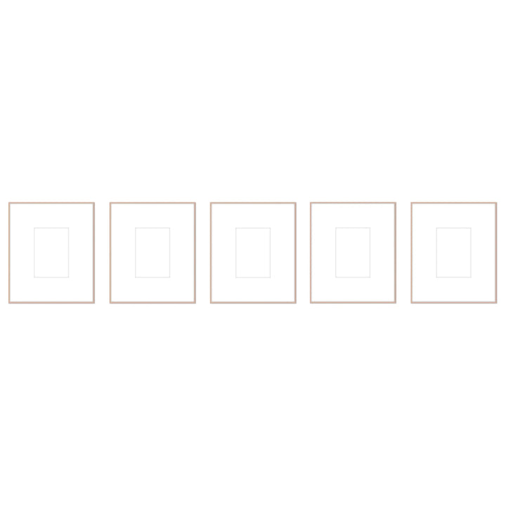 Gallery Wall #105 Ashton (Flat) / Rose Gold Gallery Walls Made Easy