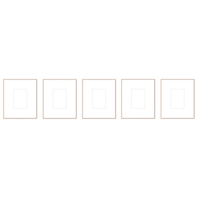 Gallery Wall #105 Ashton (Flat) / Rose Gold Gallery Walls Made Easy