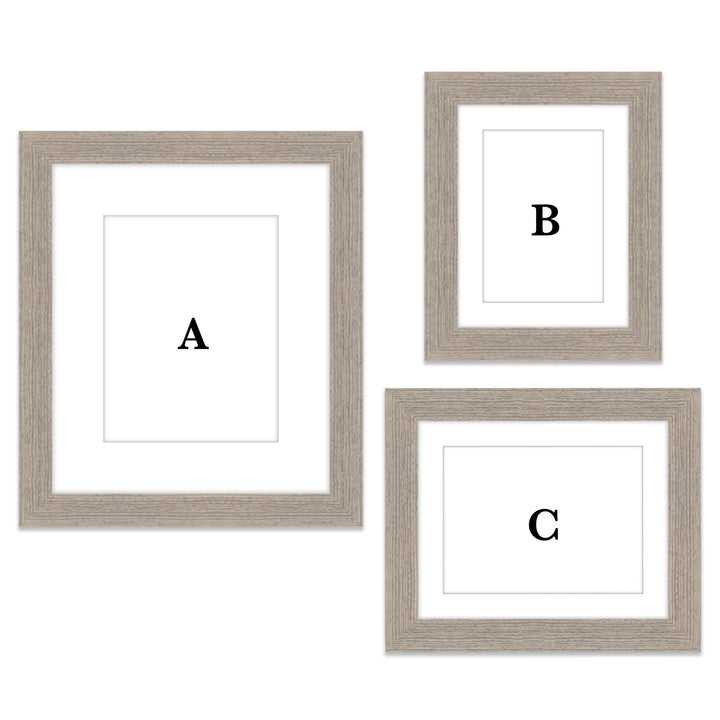Gallery Wall #802 Jensen / Rustic Gray Gallery Walls Made Easy