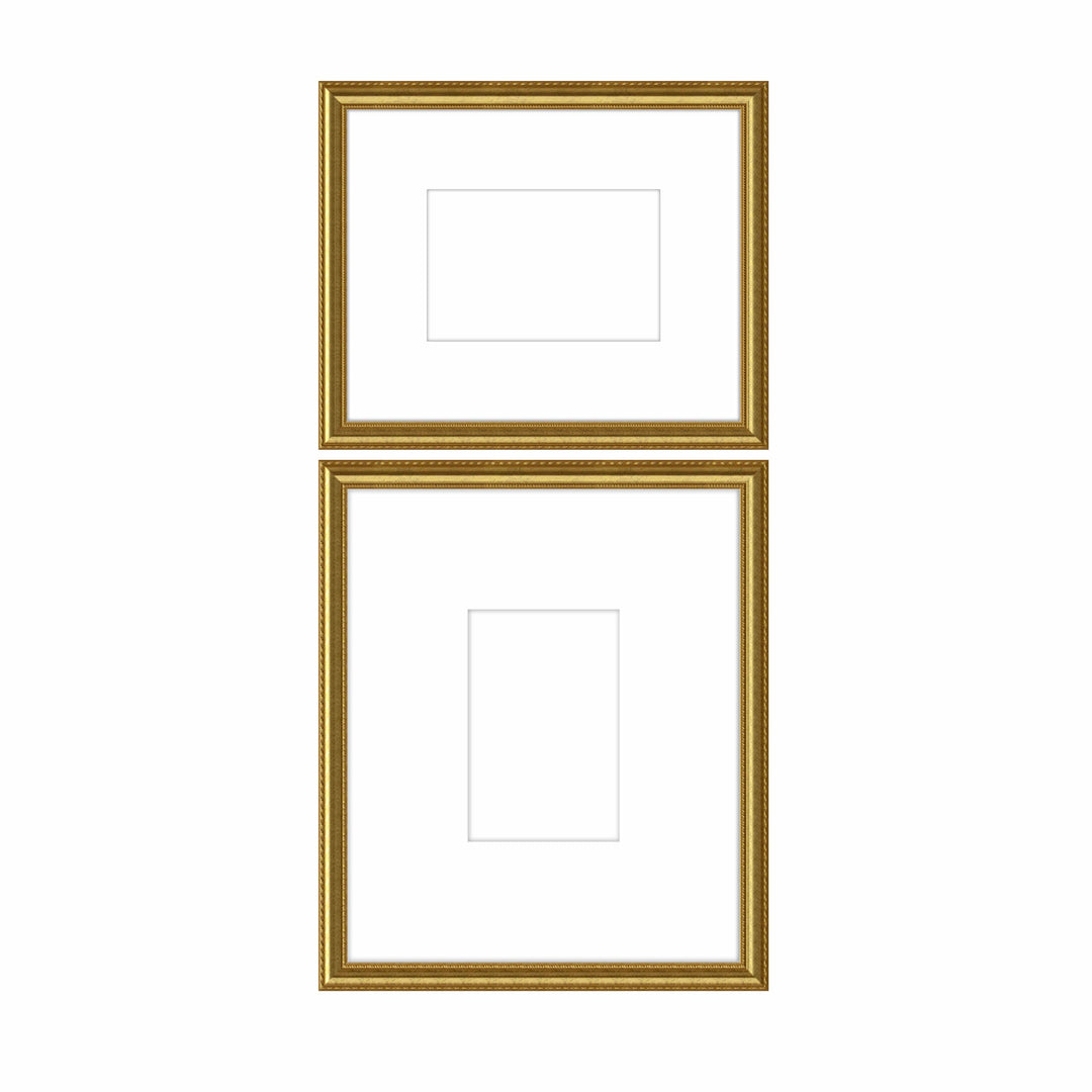 Gallery Wall #808 Graysen / Gold Satin Gallery Walls Made Easy