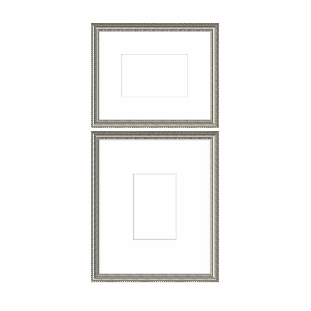 Gallery Wall #808 Graysen / Silver Satin Gallery Walls Made Easy