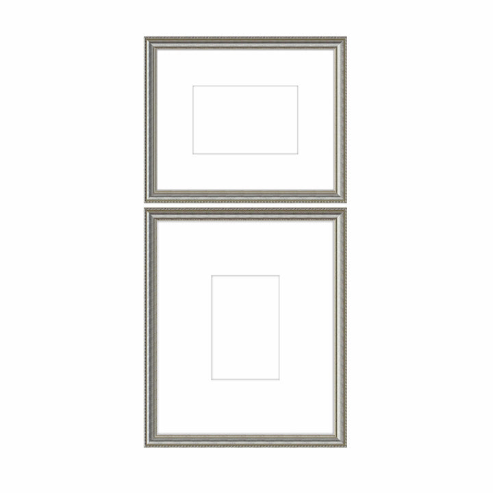Gallery Wall #808 Graysen / Silver Satin Gallery Walls Made Easy