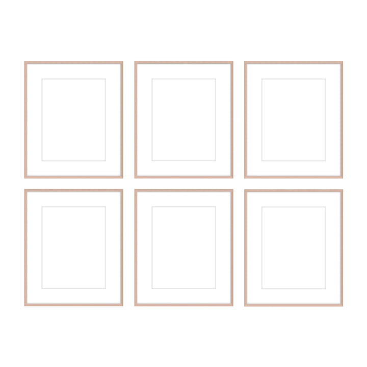 Gallery Wall - The Grids #G601 Ashton (Flat) / Rose Gold Gallery Walls Made Easy
