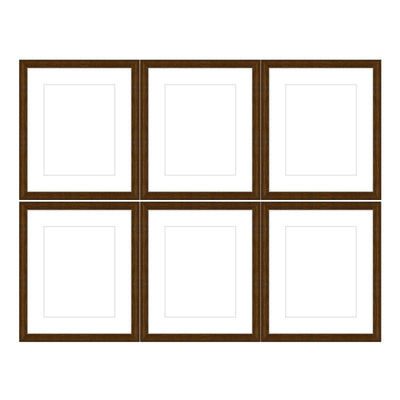 Gallery Wall - The Grids #G601 Darby / Cocoa Gallery Walls Made Easy