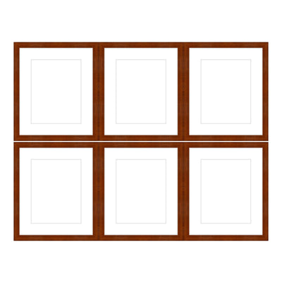 Gallery Wall - The Grids #G601 Darby / Umber Gallery Walls Made Easy