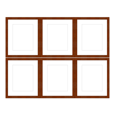 Gallery Wall - The Grids #G601 Darby / Umber Gallery Walls Made Easy