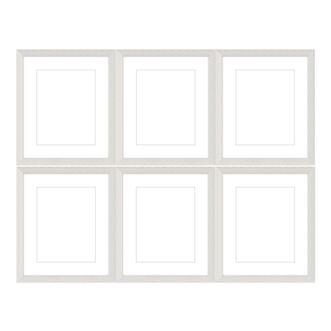 Gallery Wall - The Grids #G601 Darby / White Wash Gallery Walls Made Easy
