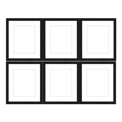 Gallery Wall - The Grids #G601 Jensen / Black Grain Gallery Walls Made Easy