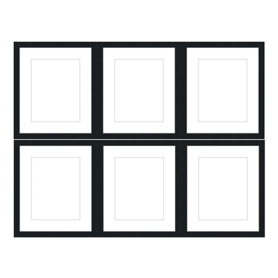 Gallery Wall - The Grids #G601 Jensen / Black Satin Gallery Walls Made Easy