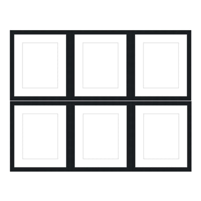 Gallery Wall - The Grids #G601 Jensen / Black Satin Gallery Walls Made Easy