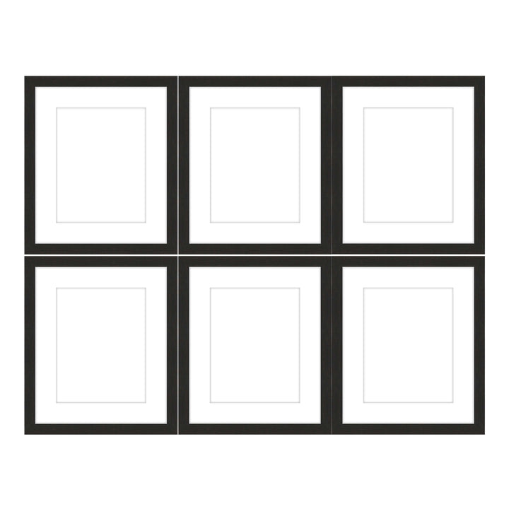 Gallery Wall - The Grids #G601 Jensen / Coffee Gallery Walls Made Easy