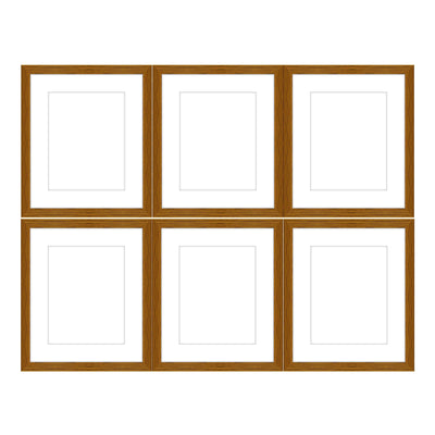 Gallery Wall - The Grids #G601 Jensen / Hazel Gallery Walls Made Easy