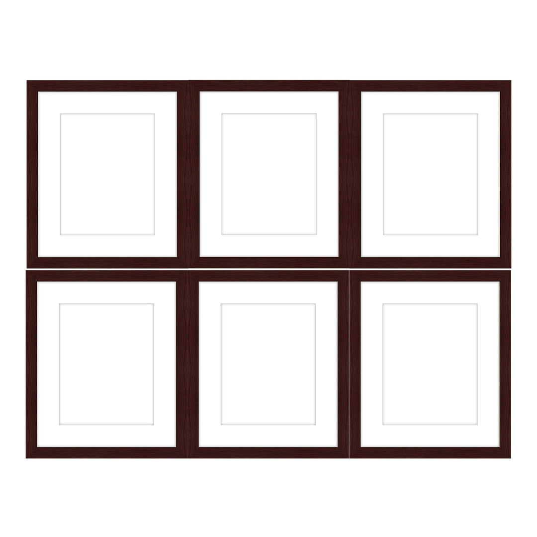 Gallery Wall - The Grids #G601 Jensen / Merlot Gallery Walls Made Easy