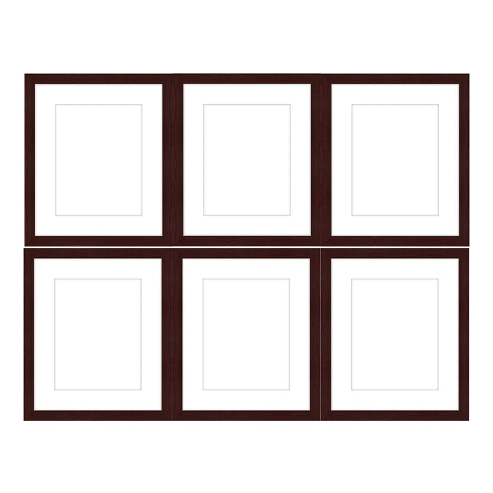 Gallery Wall - The Grids #G601 Jensen / Merlot Gallery Walls Made Easy