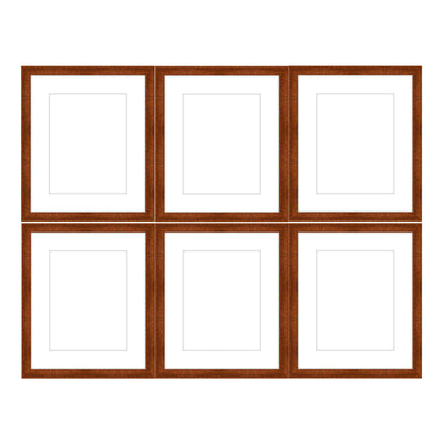 Gallery Wall - The Grids #G601 Jensen / Russet Gallery Walls Made Easy