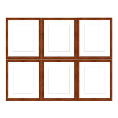 Gallery Wall - The Grids #G601 Jensen / Russet Gallery Walls Made Easy