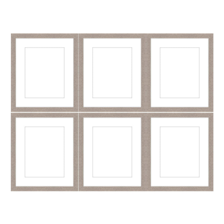 Gallery Wall - The Grids #G601 Jensen / Rustic Gray Gallery Walls Made Easy