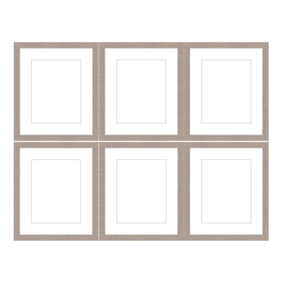Gallery Wall - The Grids #G601 Jensen / Rustic Gray Gallery Walls Made Easy