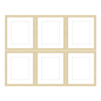 Gallery Wall - The Grids #G601 Jensen / Wheat Gallery Walls Made Easy