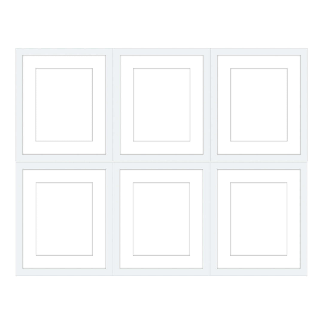 Gallery Wall - The Grids #G601 Jensen / White Gallery Walls Made Easy