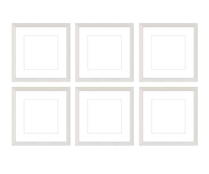 Gallery Wall - The Grids #G602 Darby / White Wash Gallery Walls Made Easy